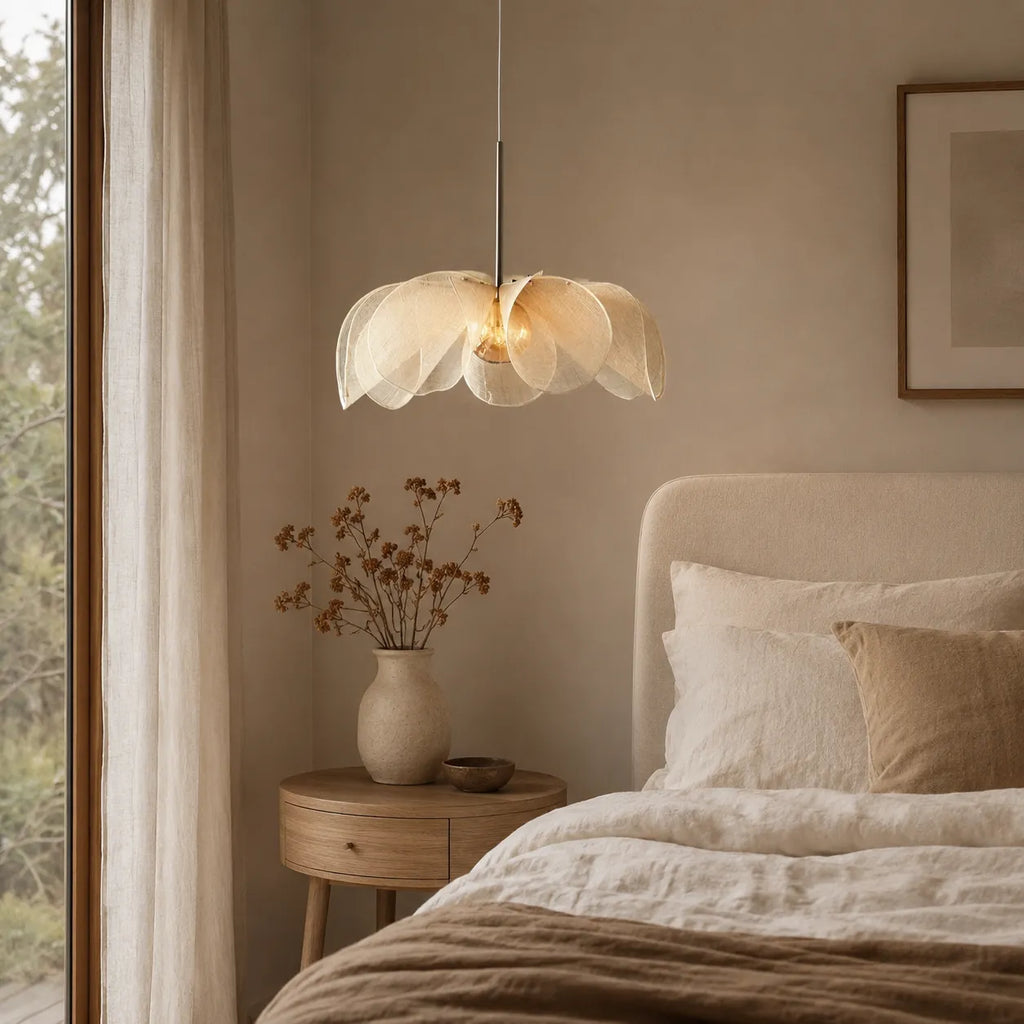Ariinae Nordic Flower Fabric Pendant Light
