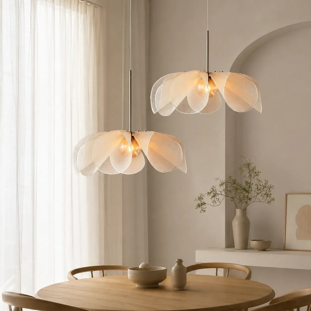 Ariinae Nordic Flower Fabric Pendant Light