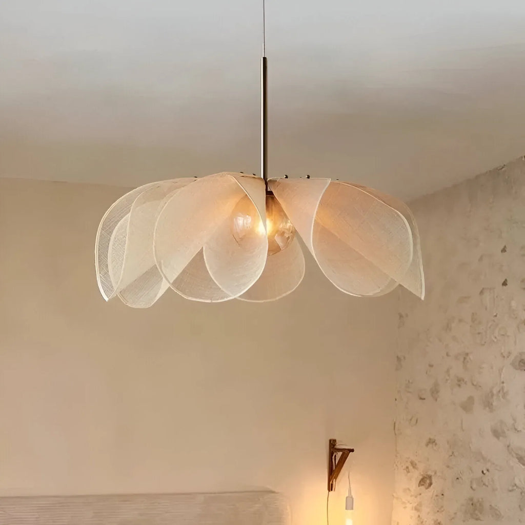 Ariinae Nordic Flower Fabric Pendant Light
