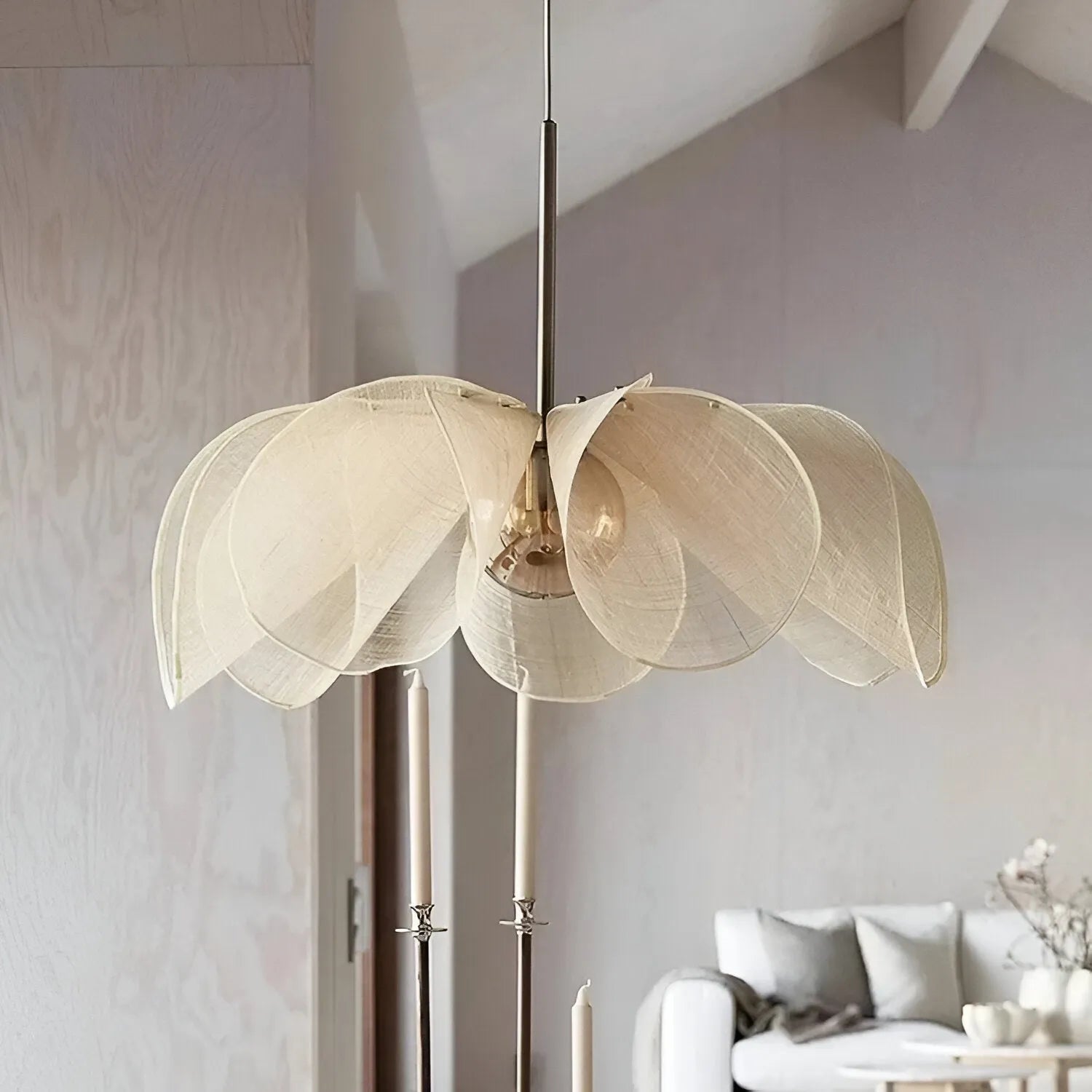 Ariinae Nordic Flower Fabric Pendant Light