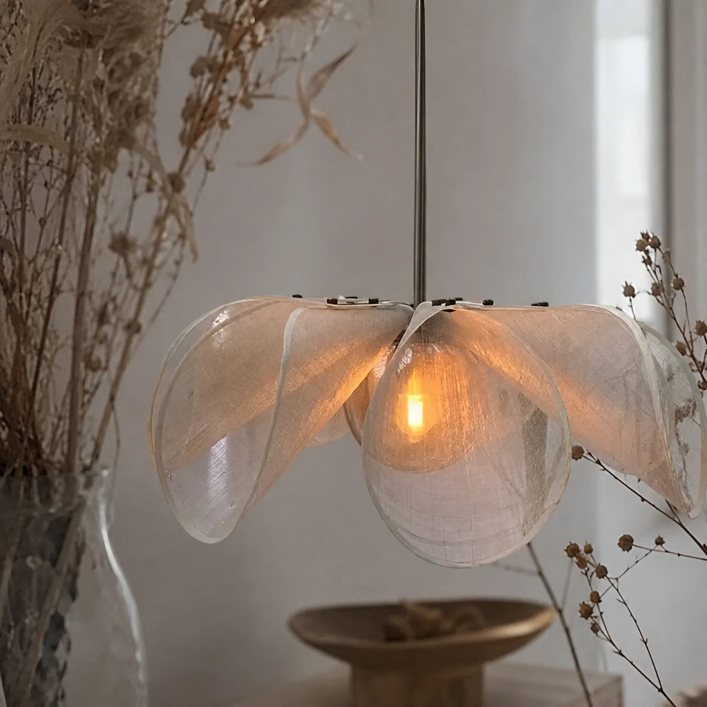 Ariinae Nordic Flower Fabric Pendant Light