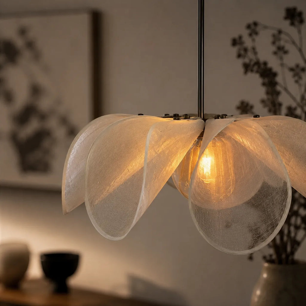 Ariinae Nordic Flower Fabric Pendant Light