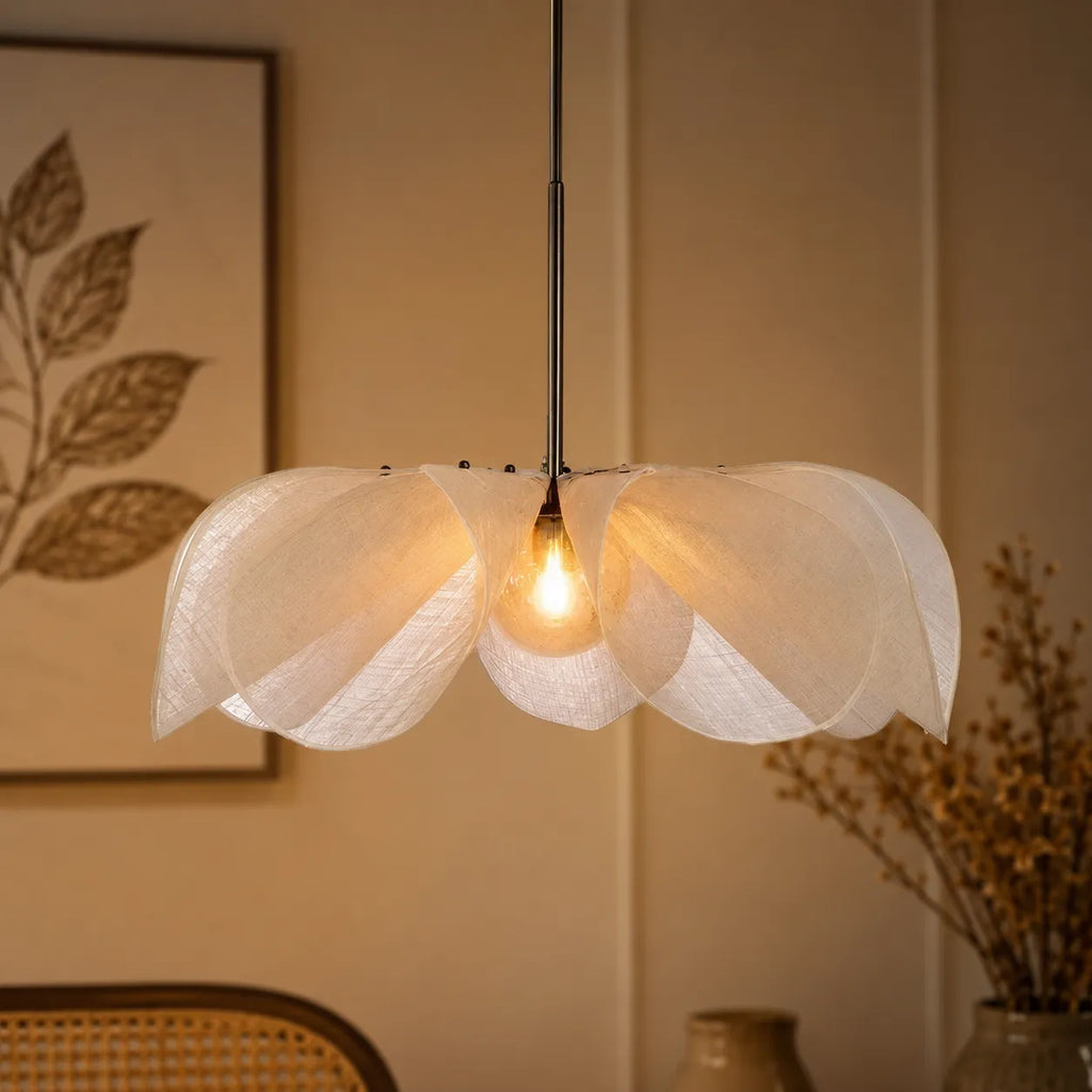 Ariinae Nordic Flower Fabric Pendant Light
