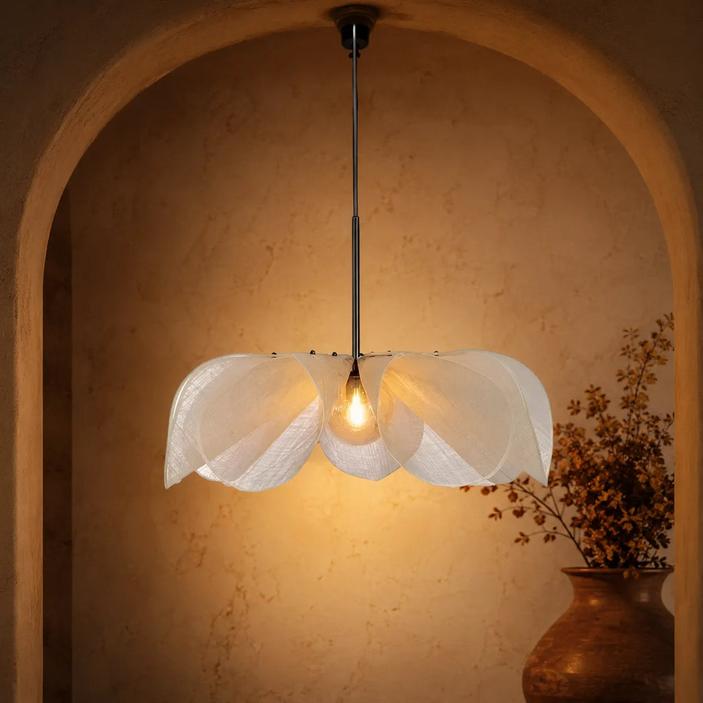 Ariinae Nordic Flower Fabric Pendant Light
