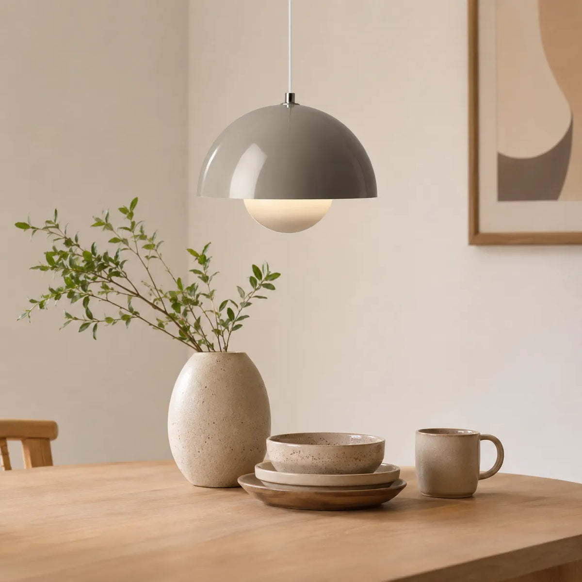 Arden Scandinavian Flowerpot Metal Pendant Light
