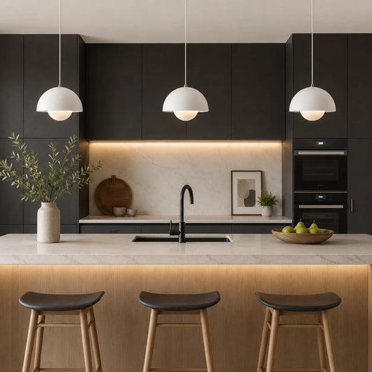 Nordic Flower Mushroom Single-Light Pendant Light
