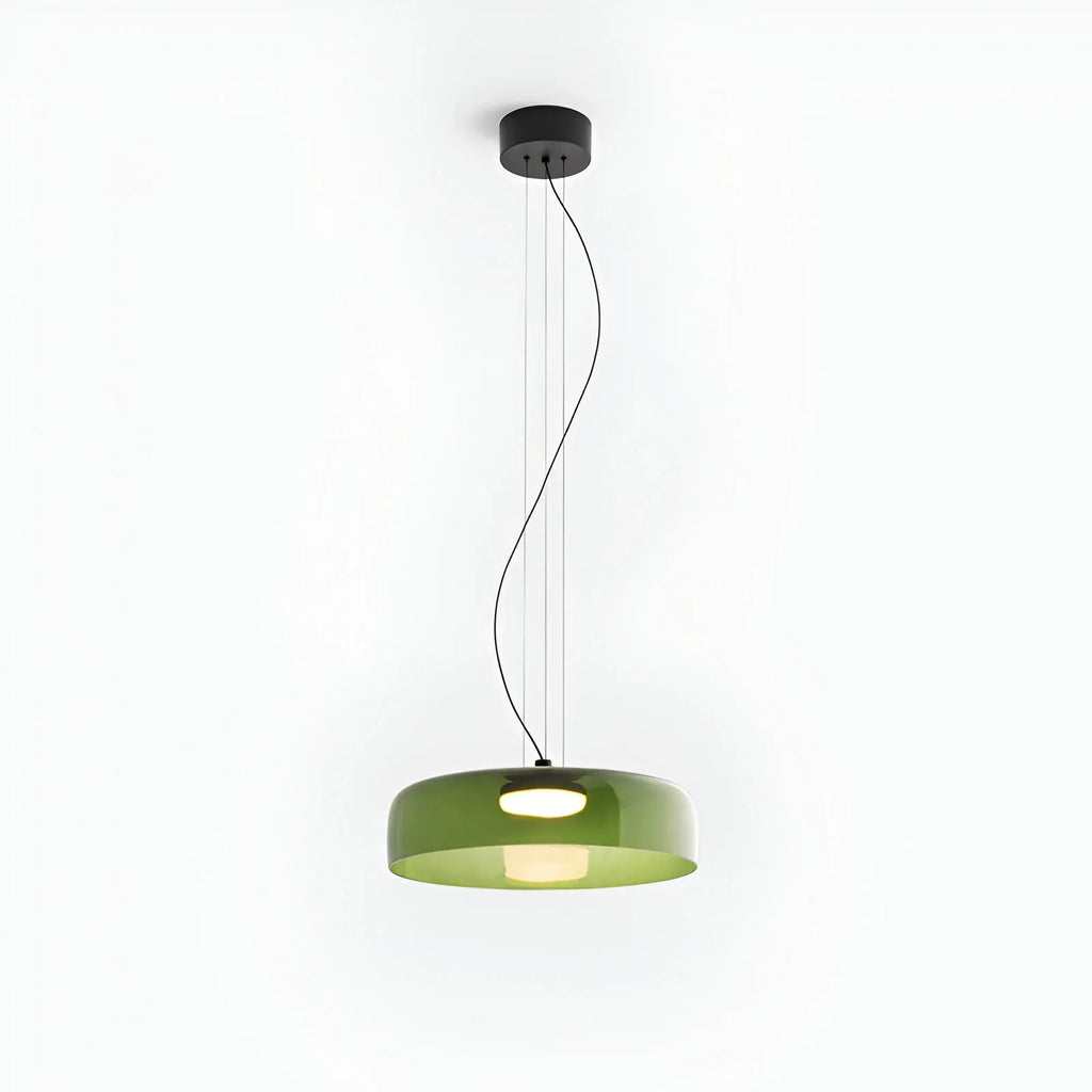 Nico Nordic Layered Colored Glass Pendant Light