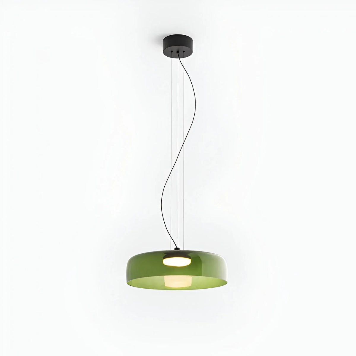 Nico Nordic Layered Colored Glass Pendant Light