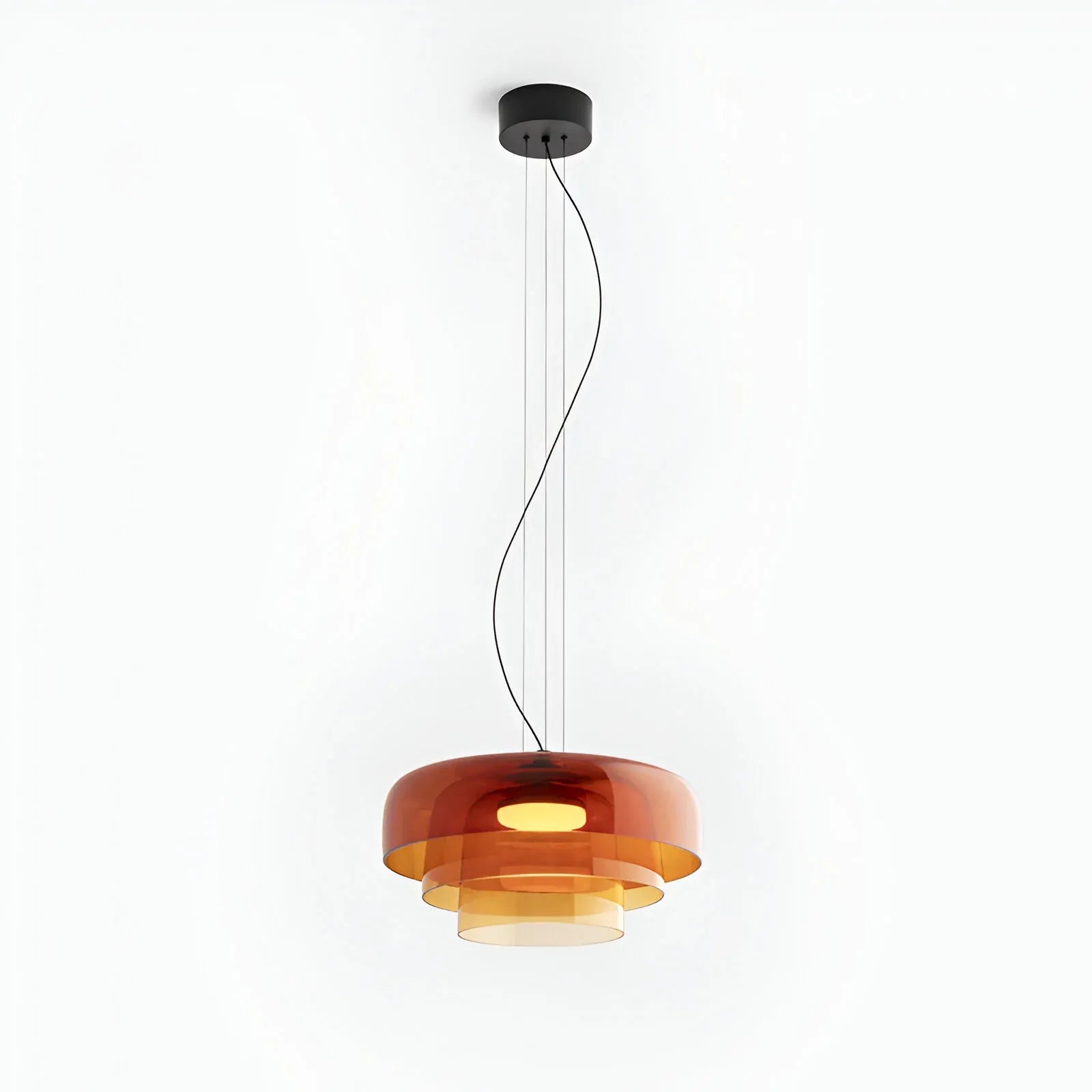 Nico Layered Nordic Glass Pendant Light