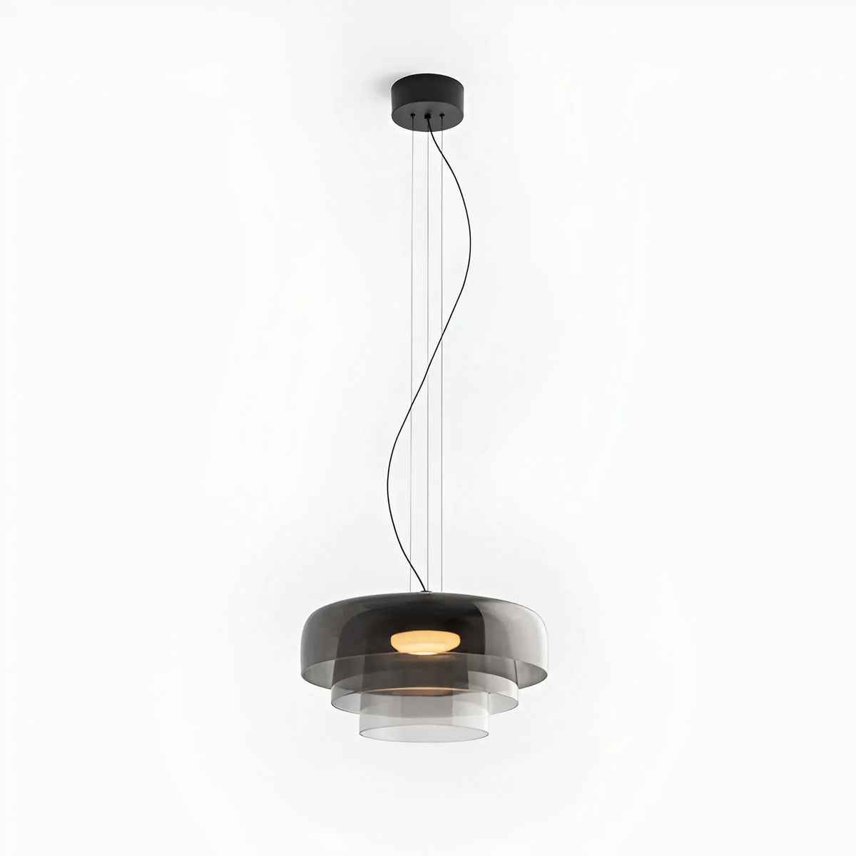 Nico Nordic Layered Colored Glass Pendant Light