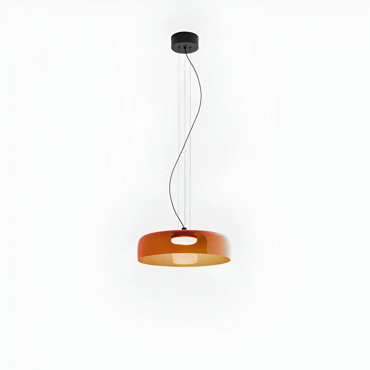 Nico Nordic Layered Colored Glass Pendant Light