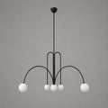 Quilla Nordic Blown Glass & Metal Pendant Light