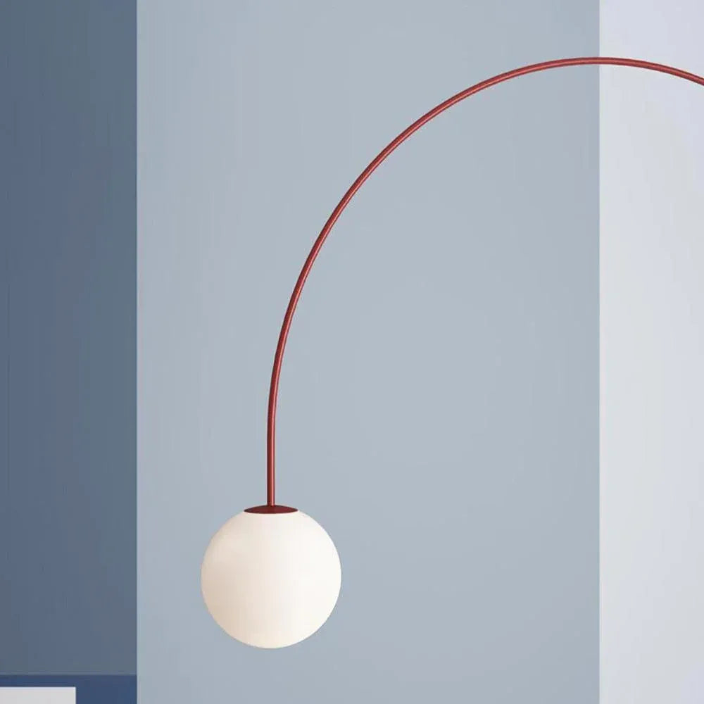 Quilla Nordic Blown Glass & Metal Pendant Light