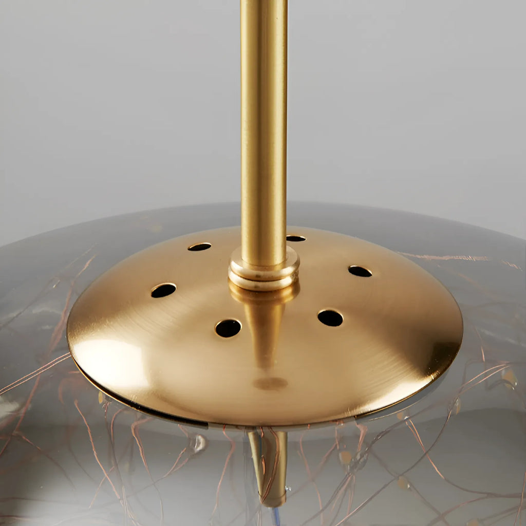 Lyra Nordic Sculptural Glass Pendant Light