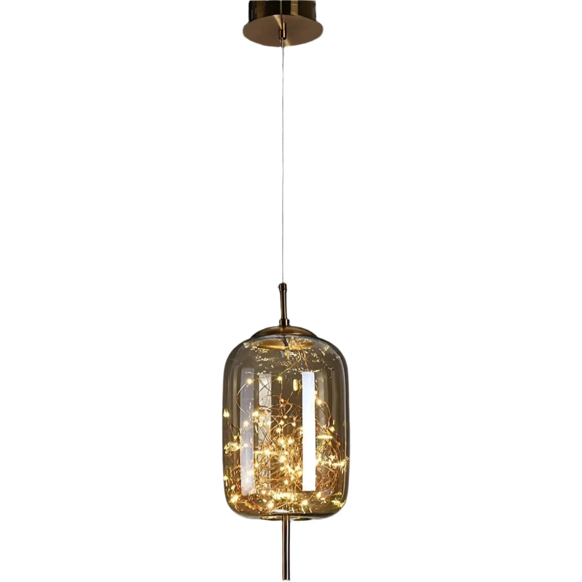 Lyra Nordic Sculptural Glass Pendant Light