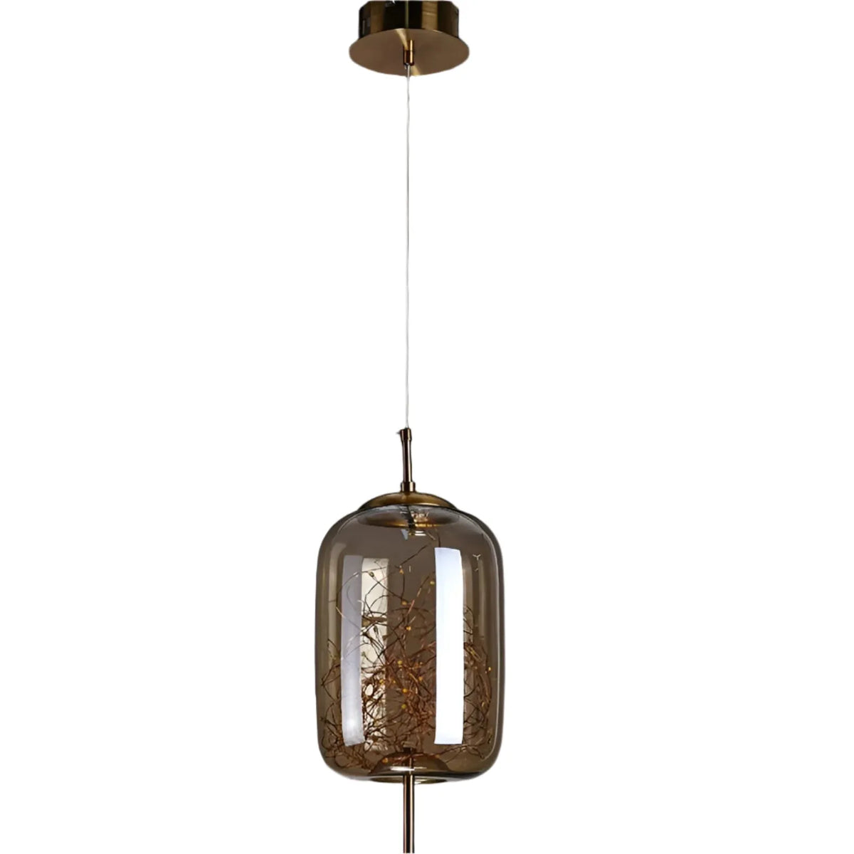 Lyra Nordic Sculptural Glass Pendant Light