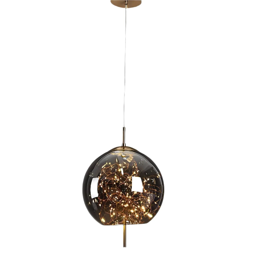 Lyra Nordic Sculptural Glass Pendant Light