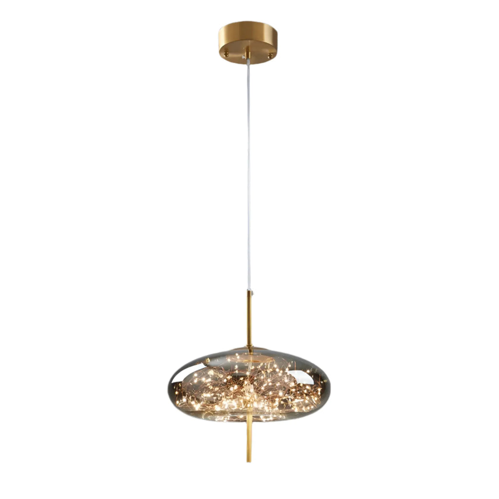 Lyra Nordic Sculptural Glass Pendant Light