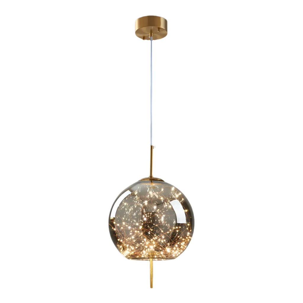 Lyra Nordic Sculptural Glass Pendant Light