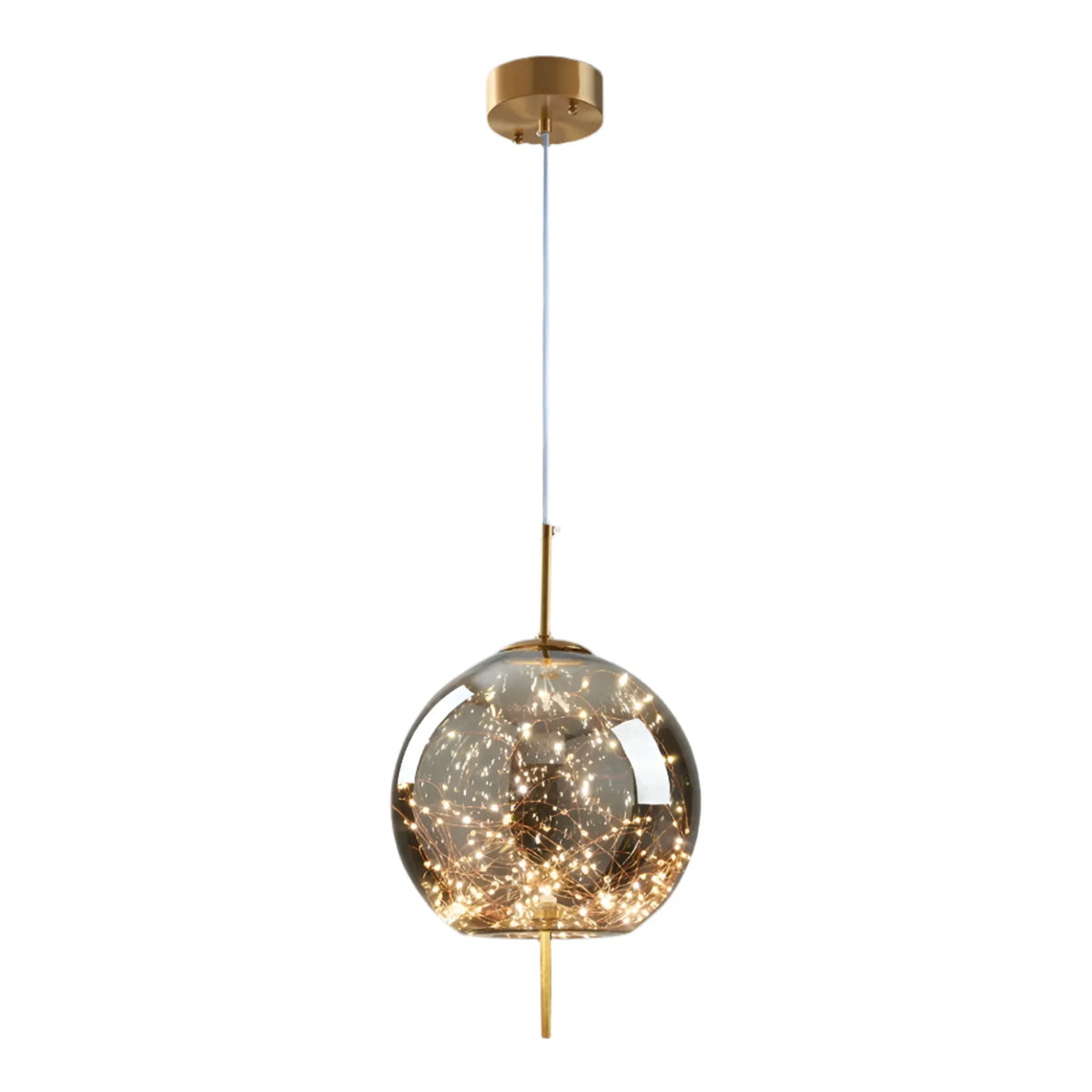 Lyra Nordic Sculptural Glass Pendant Light