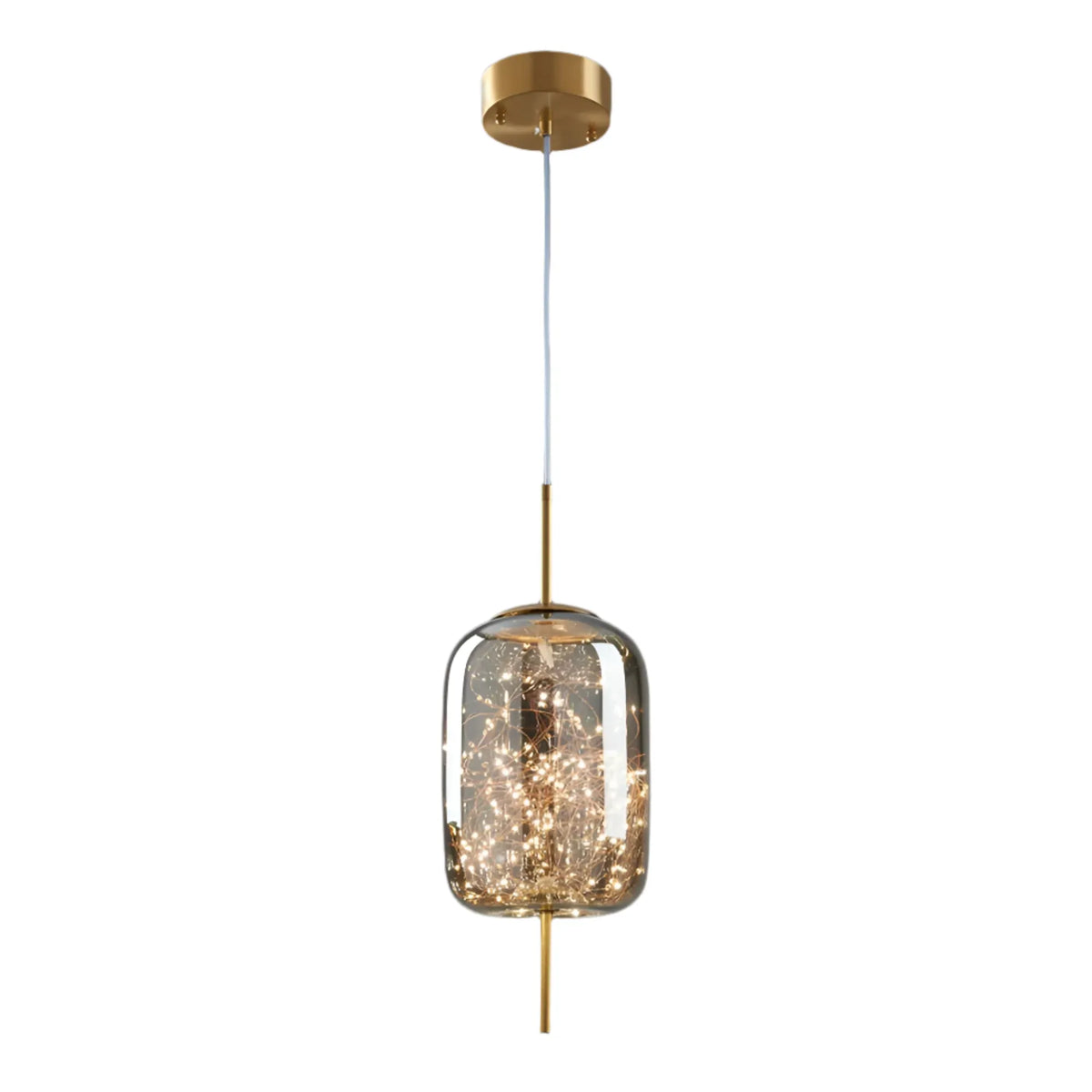 Lyra Nordic Sculptural Glass Pendant Light