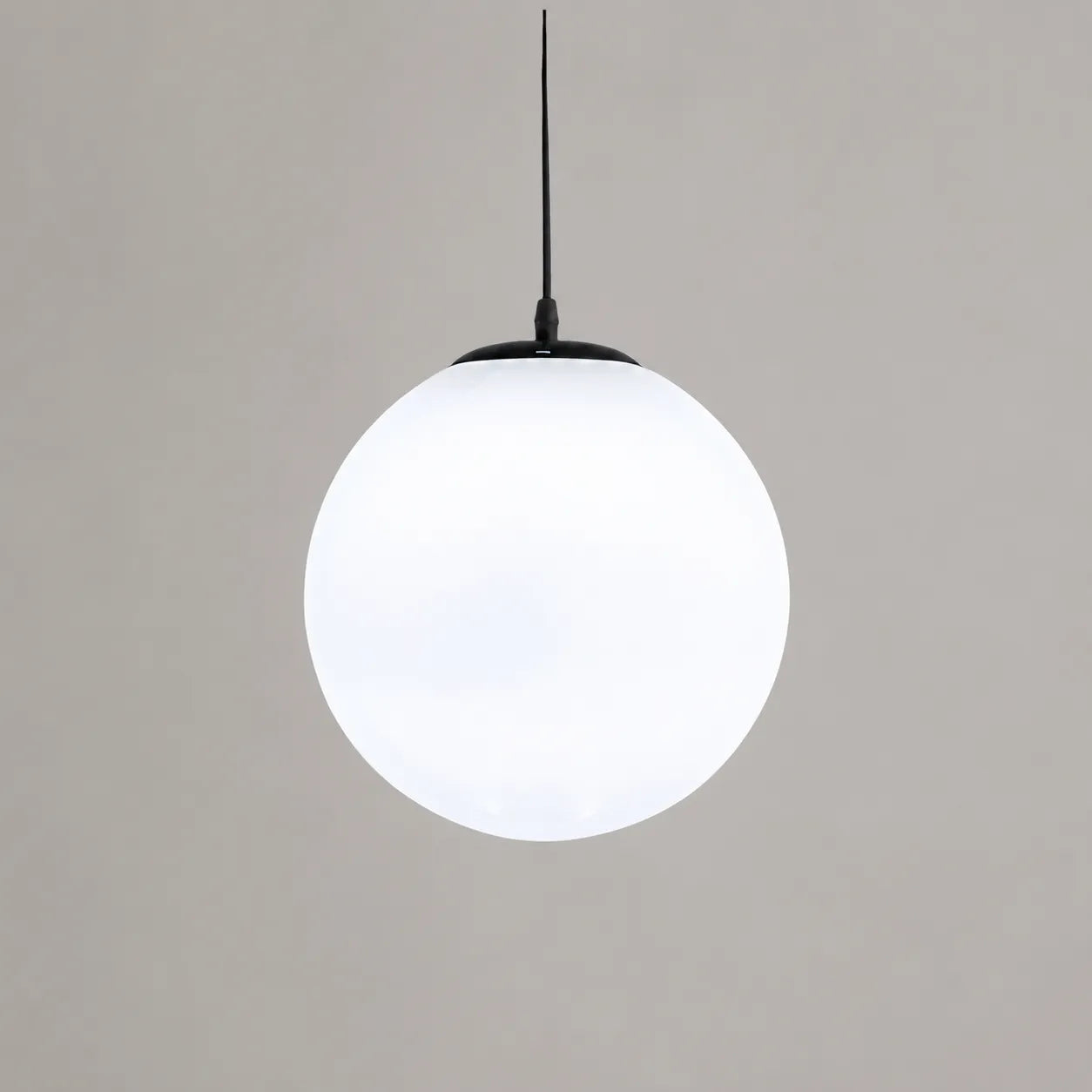 Nordic Milky Glass Globe Pendant Light