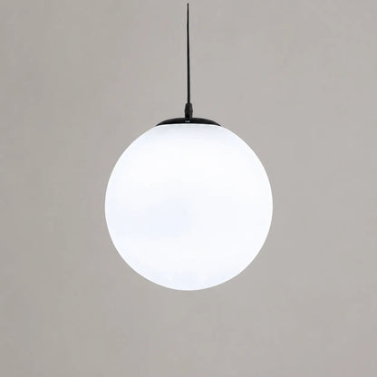 Nordic Milky Glass Globe Pendant Light