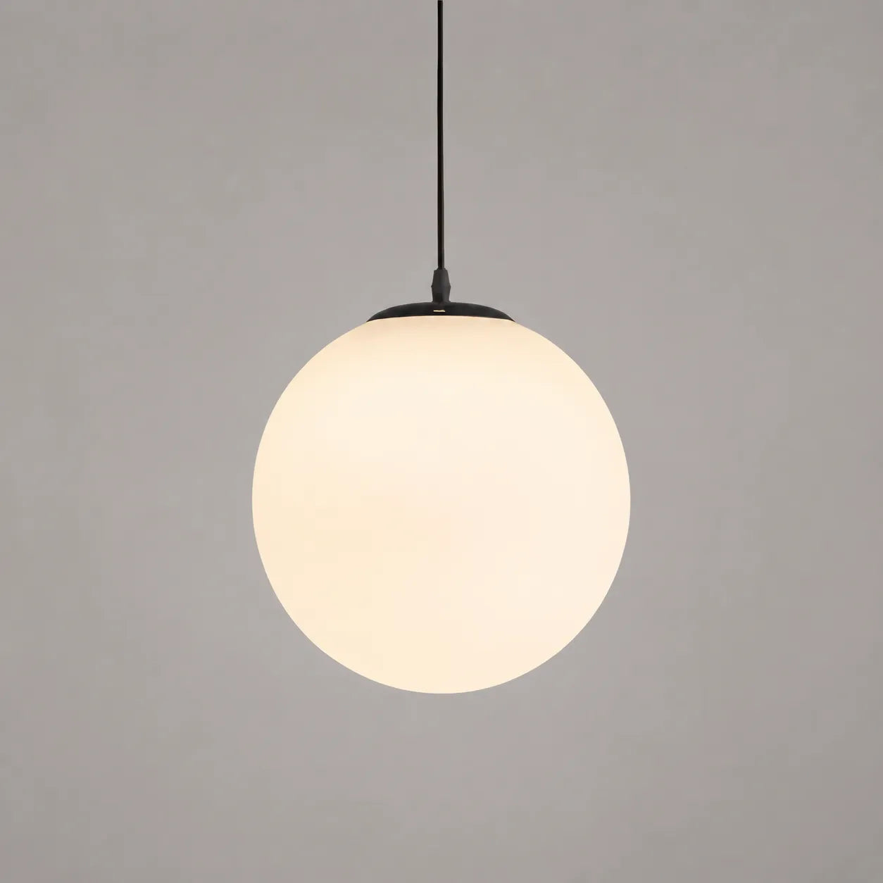 Nordic Milky Glass Globe Pendant Light