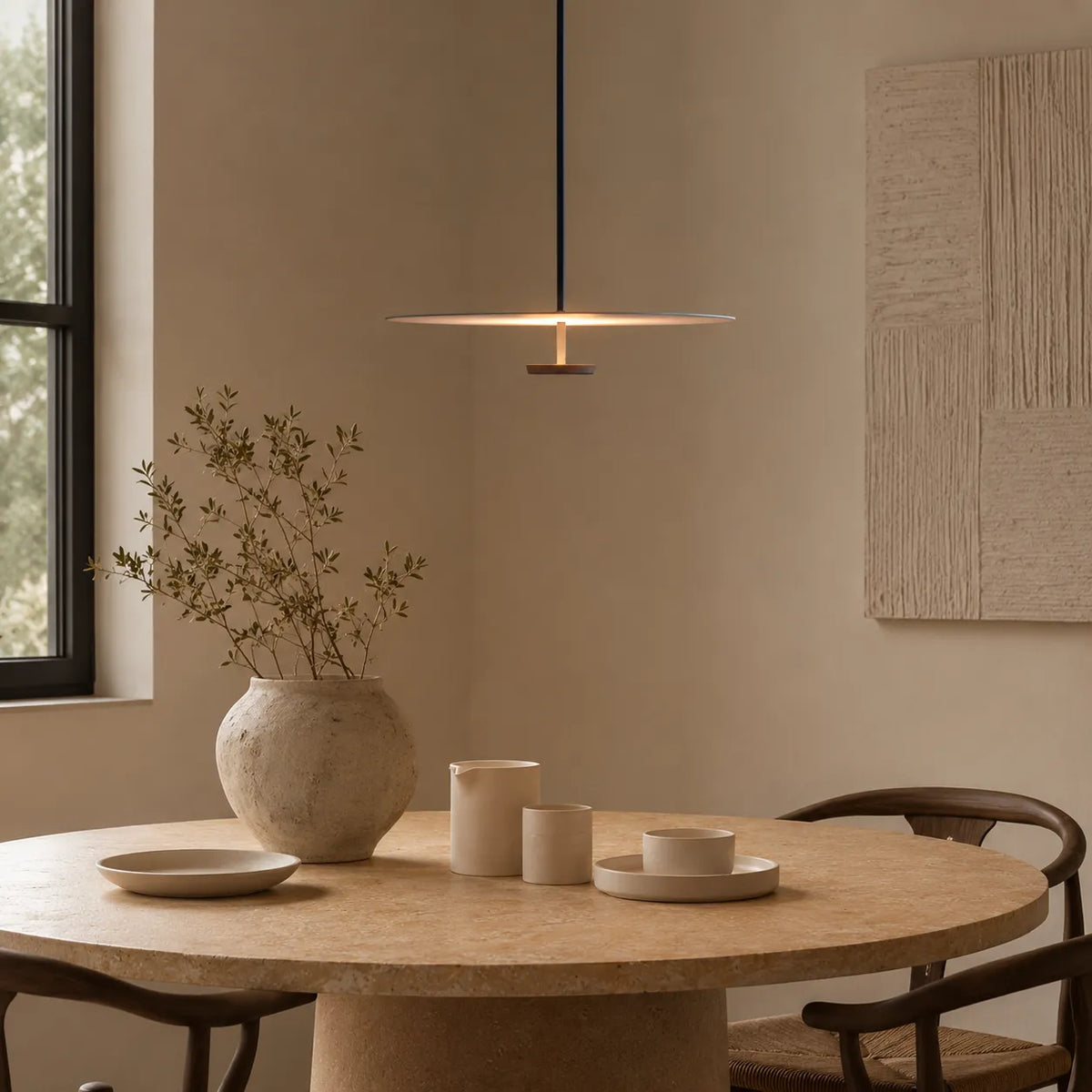 Arion Nordic Minimalist Disc LED Pendant Light