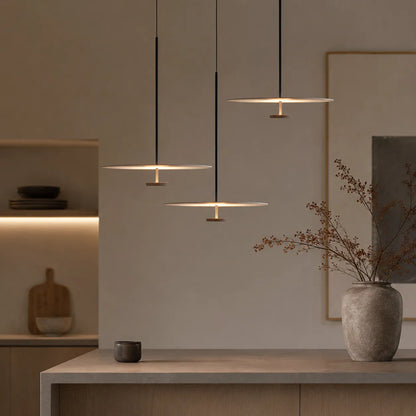 Arion Nordic Minimalist LED Round Disc Pendant Light