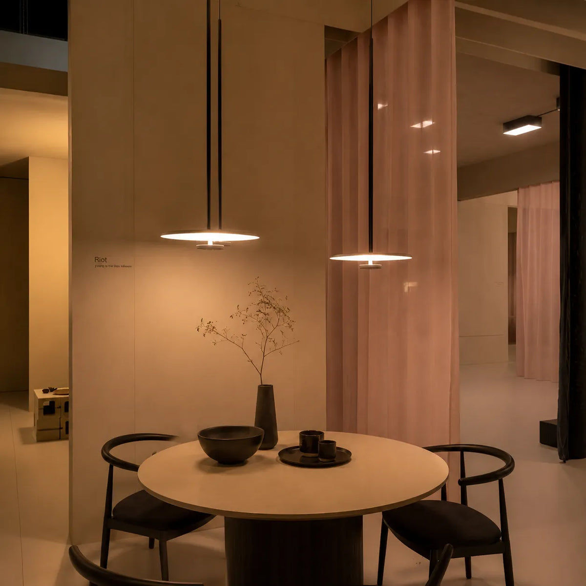 Arion Nordic Minimalist Disc LED Pendant Light