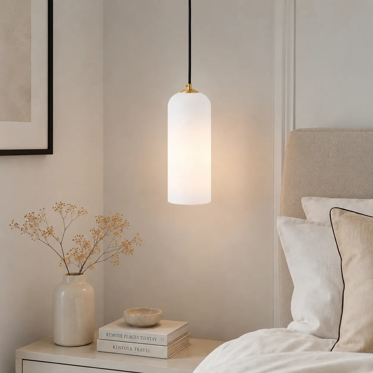 Nordic Modern Alabaster Monty Pendant Light