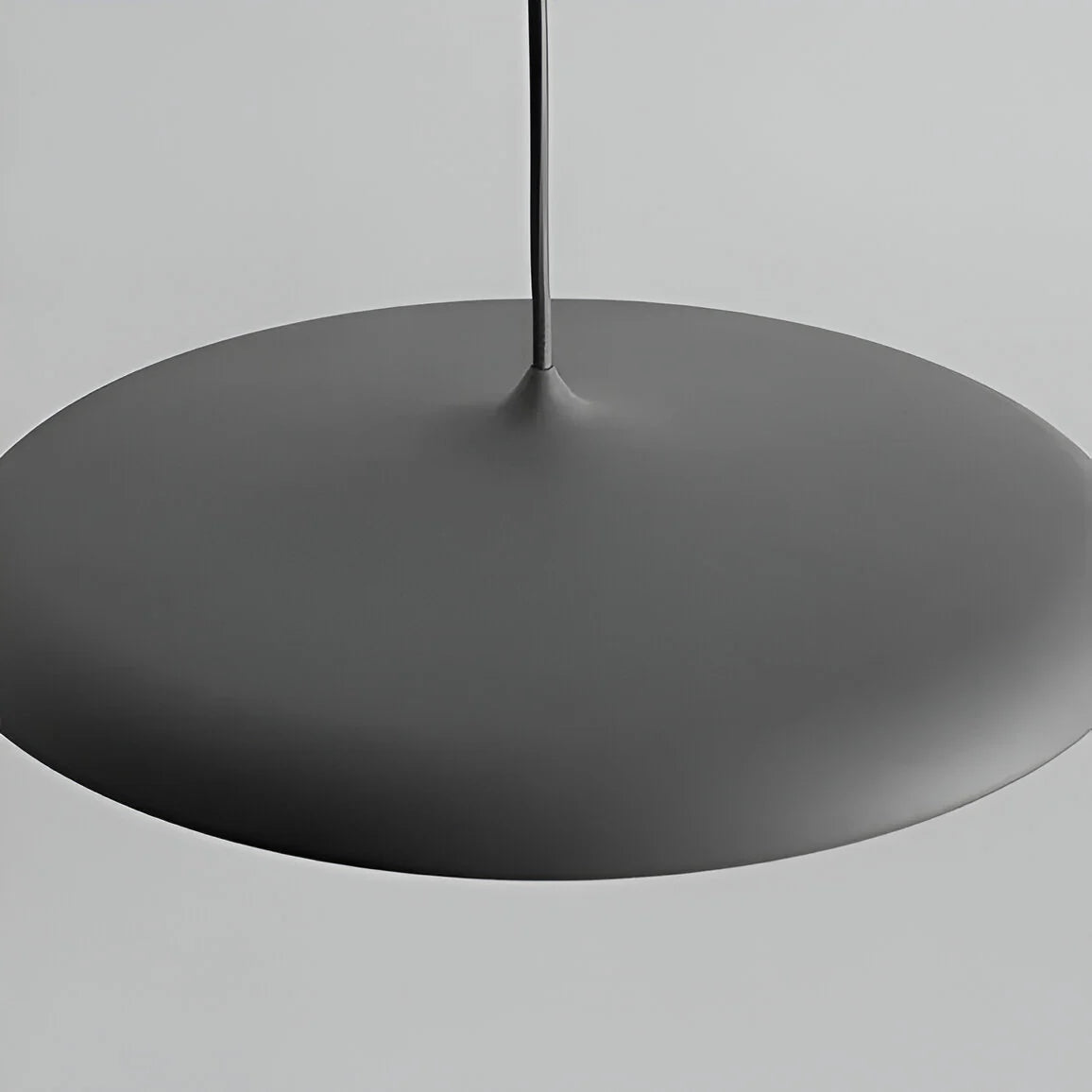 Disc Pendant Light with Sleek Metallic Finish