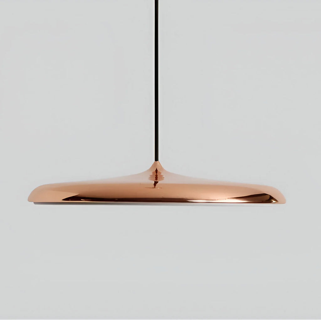 Yelena Modern Metallic Disc LED Pendant Light