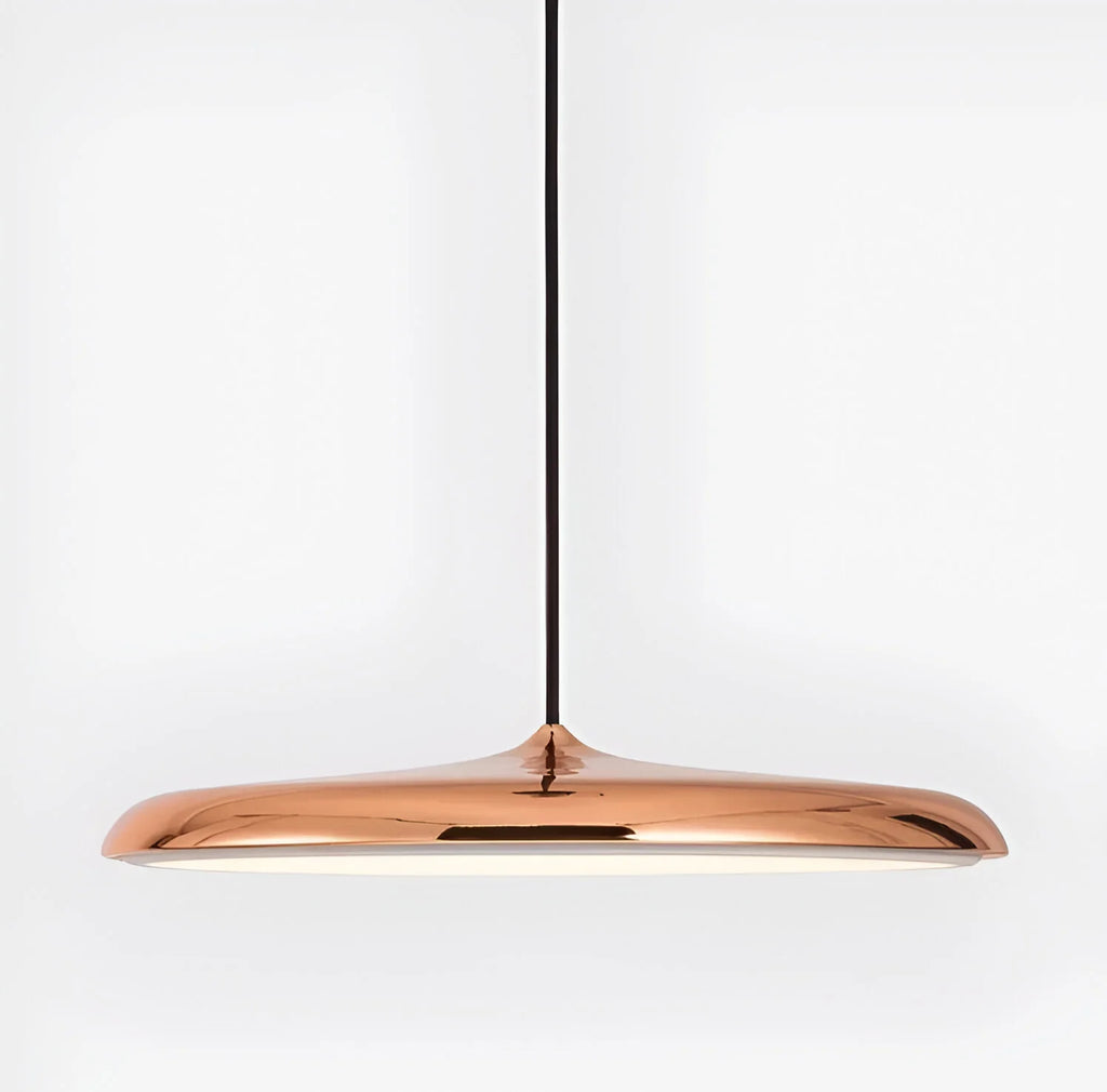 Yelena Modern Metallic Disc LED Pendant Light