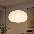 Elio Nordic Ribbed Opal Glass Pendant Light