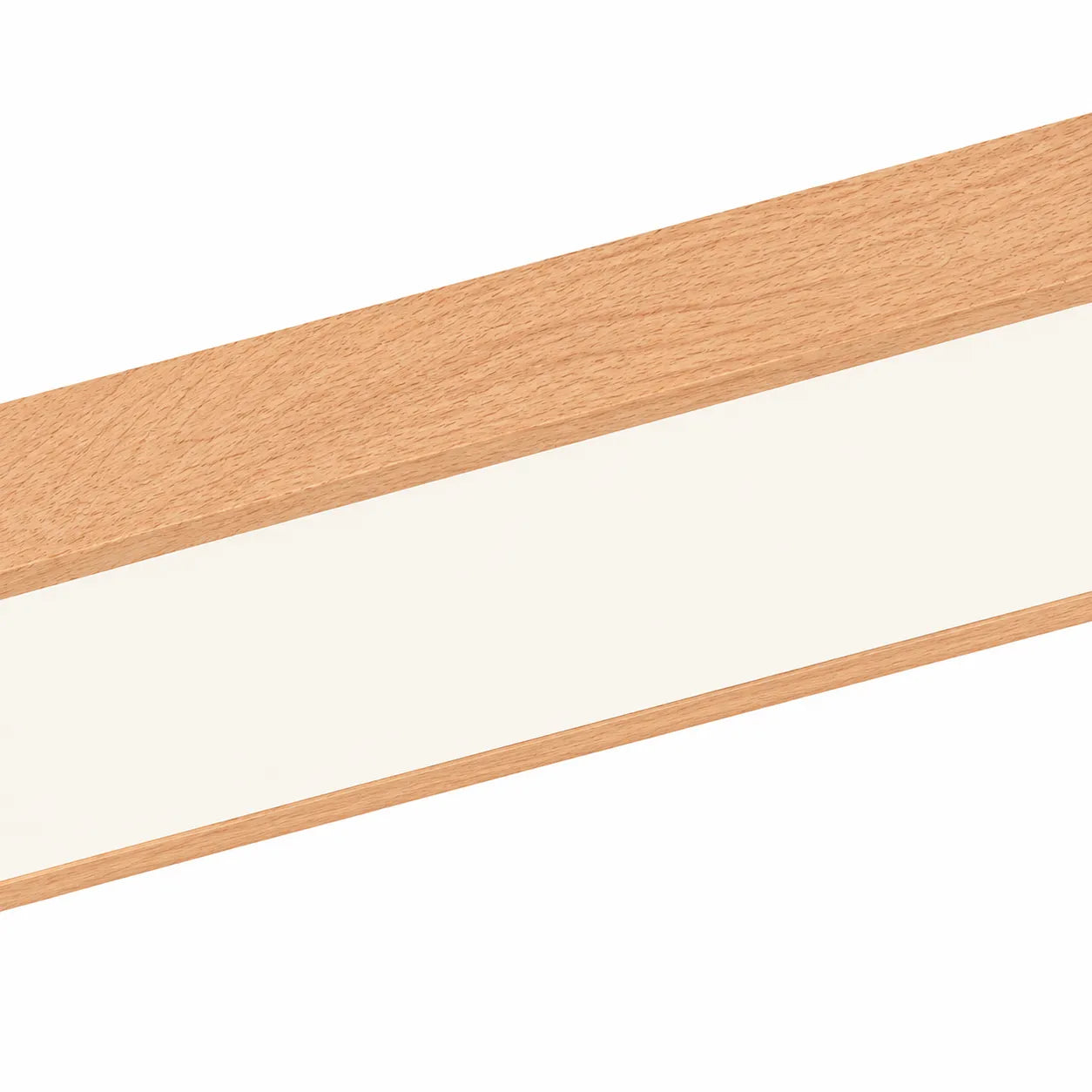 Nordic Oval LED Ceiling Light with Wood Accent