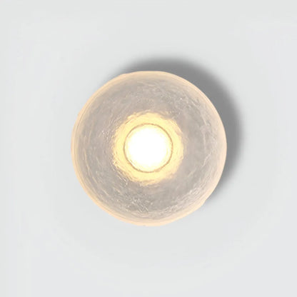 Avara Nordic Resin Round Wall Light