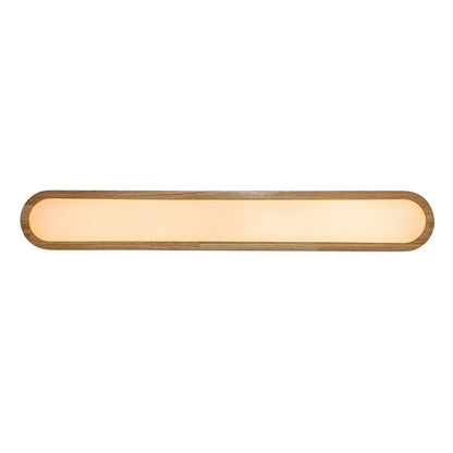 Nordic Wooden Ceiling Light with Slim Linear Form