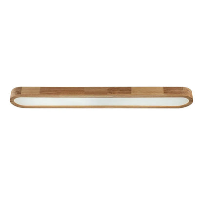 Nordic Wooden Ceiling Light with Slim Linear Form