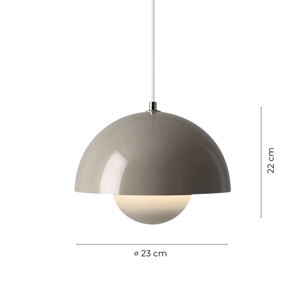 Nordic Flower Mushroom Single-Light Pendant Light