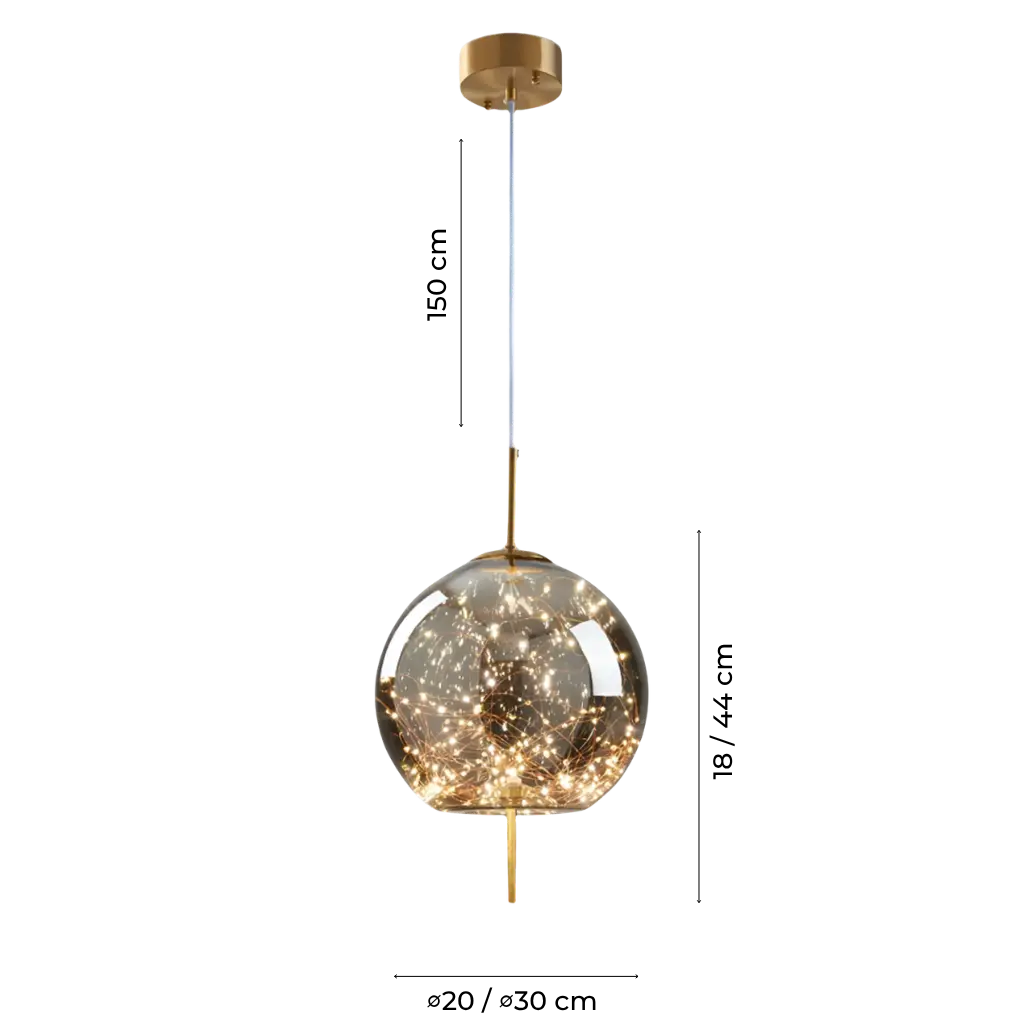 Nordic Luxury Modern Glass Pendant Light