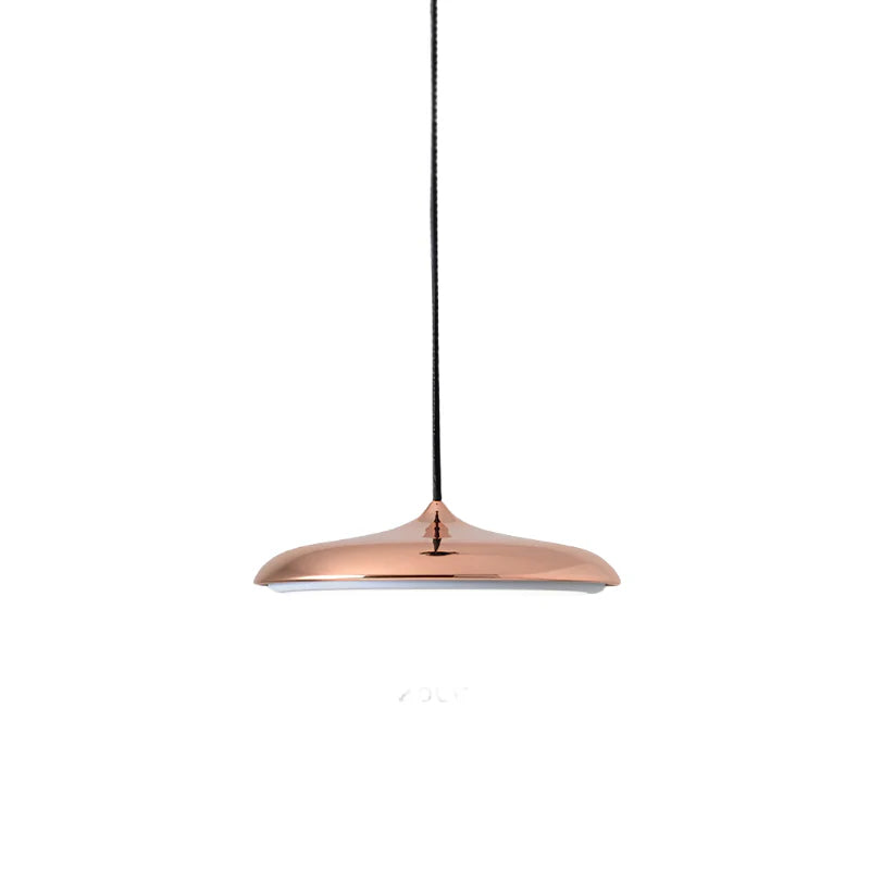 Yelena Modern Metallic Disc LED Pendant Light