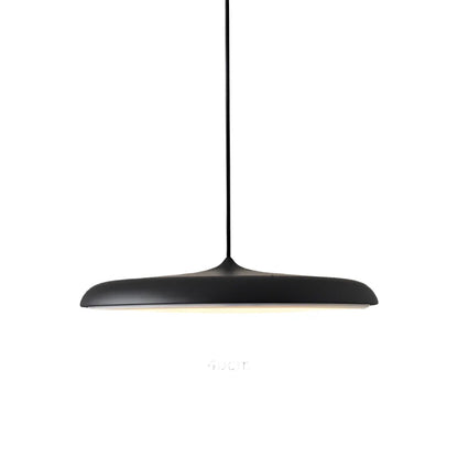 Disc Pendant Light with Sleek Metallic Finish
