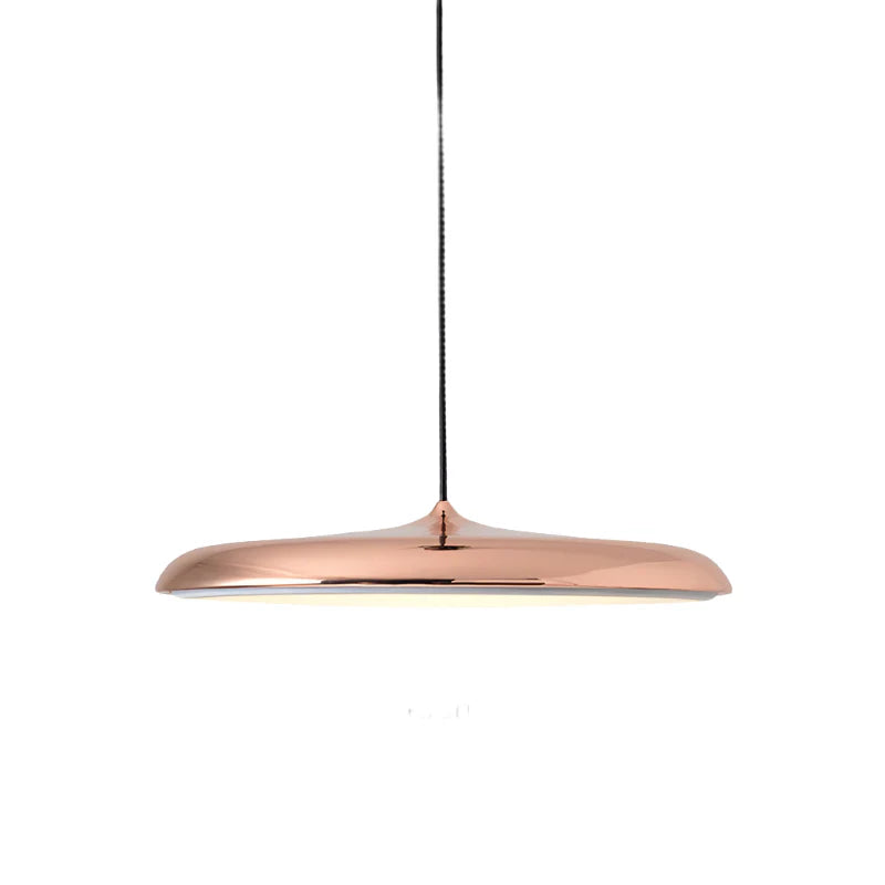 Yelena Modern Metallic Disc LED Pendant Light