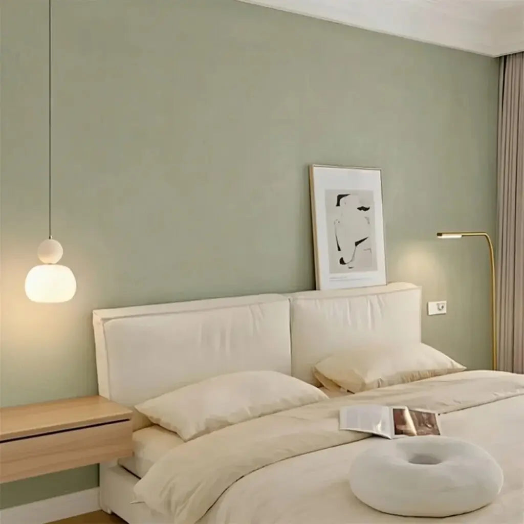 Opaline Bauhaus Ribbed Acrylic Pendant Light