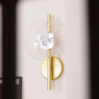 Orb Contemporary Glass Wall Sconce