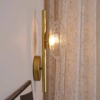 Orb Contemporary Glass Wall Sconce
