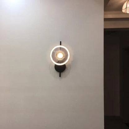 Orb Contemporary Glass Wall Sconce