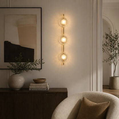 Orb Contemporary Glass Wall Sconce